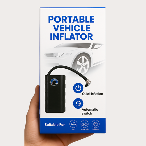 Inflador Compresor de Aire Portátil para Auto